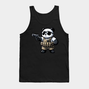 Tactical Panda Tank Top